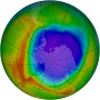 Antarctic Ozone 2009-10-09